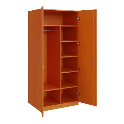 Q 23-80 skříň šatní, 2-dvéřová, 800x600x1800mm, třešeň šumavská